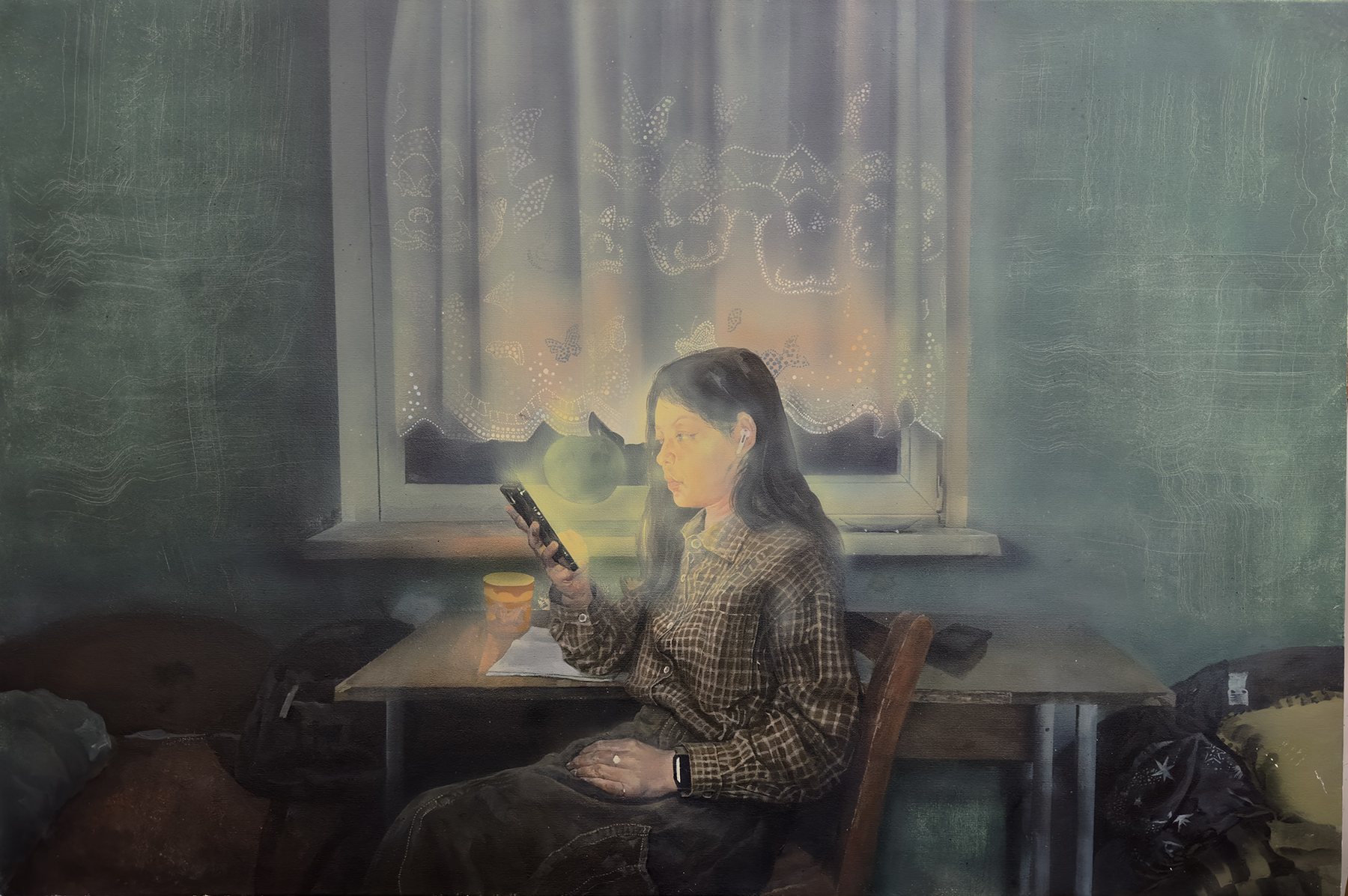 《涟漪》，刘想作品